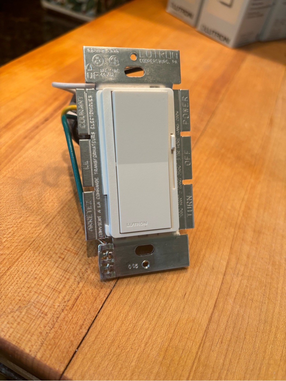 Lutron DVSC-600P-BI Incandescent/Halogen Dimmer